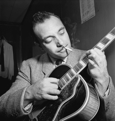 photo of Django Reinhardt by William Gottlieb/Library of Congress