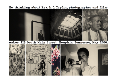 “Me, Thinking about Rev. L. O. Taylor” — a photo-narrative by Charles Ingham