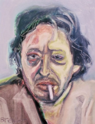 Man Smoking is a painting by James Brewer