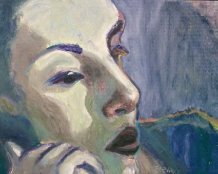 'Woman Thinking' by James Brewer