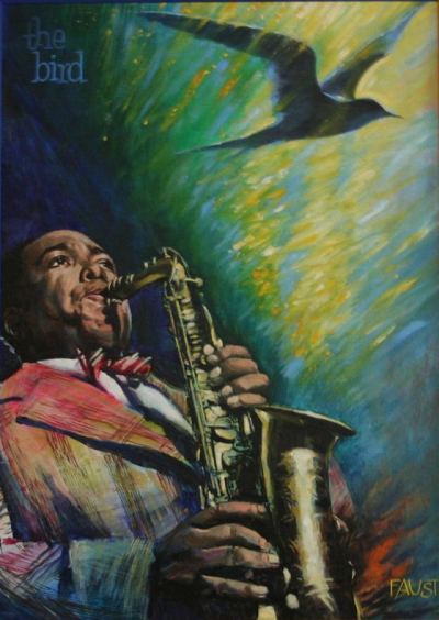 Charlie Parker, by Berthold Faust