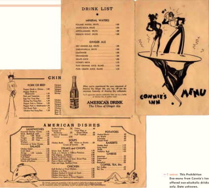 Connie's Inn menu