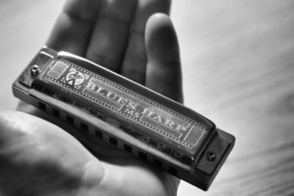 photo of harmonica by Alan Levine