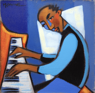 Keyboard Player by Marsha Hammel