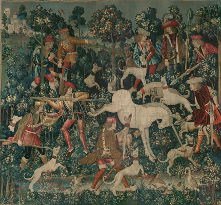 The Unicorn Defends Himself (from the Unicorn Tapestries)/Wikimedia Commons