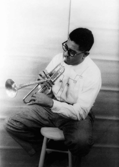 Dizzy Gillespie/photo by Carl Van Vechten