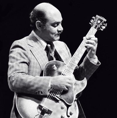 photo of Joe Pass by Tom Marcello Webster, New York, USA, CC BY-SA 2.0 , via Wikimedia Commons