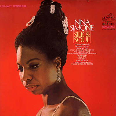 The cover to Nina Simone's 1967 album "SIlk and Soul"